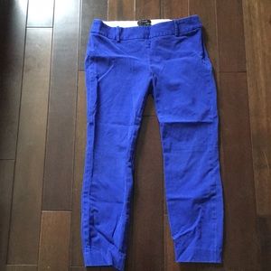Blue JCrew ankle length pants